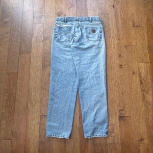 Men’s Vintage Carhartt faded and distressed denim jeans